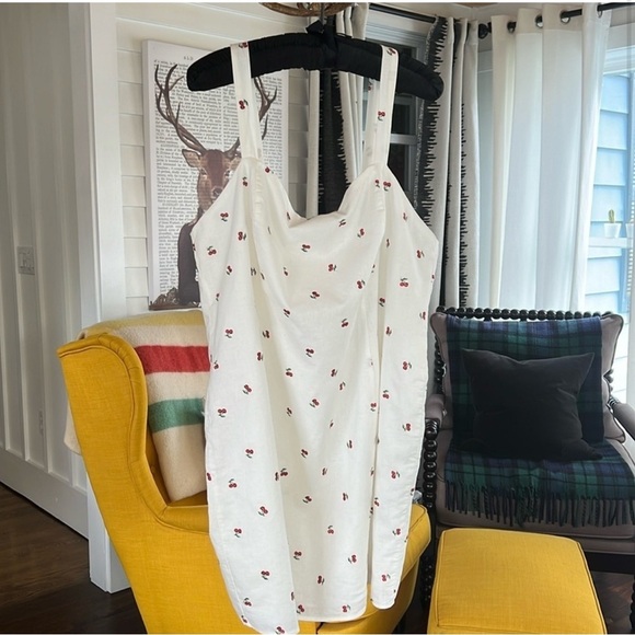 Forever 21+ Cherry Embroidered Halter dress - Picture 6 of 7